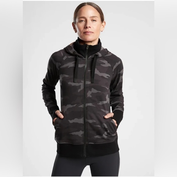 Athleta Triumph Full Zip Hooded Sweatshirt - Picture 1 of 8
